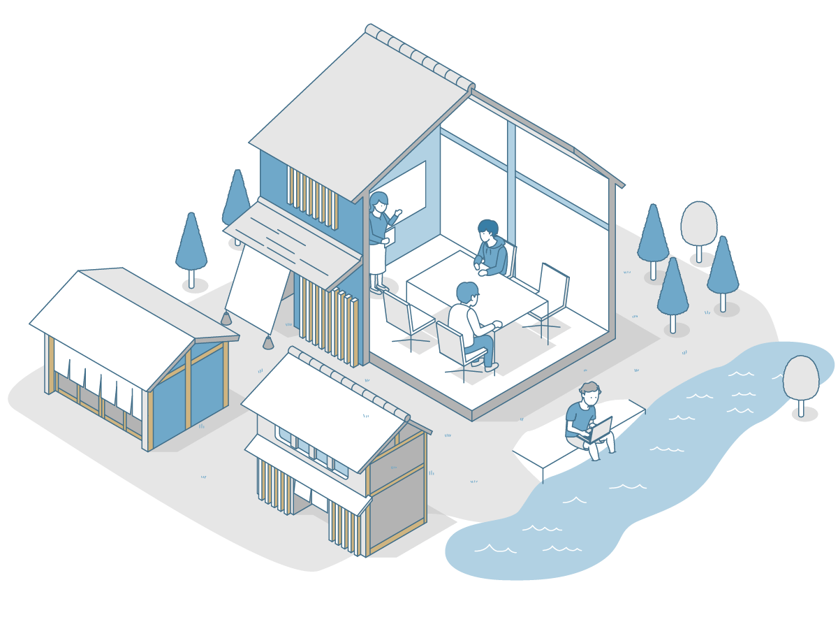 シェアオフィスの様子